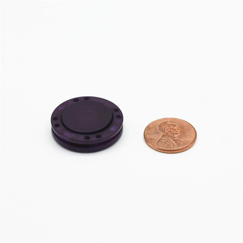 Magerial 41L Magnetic Coat Buttons 26mm/1â€ Invisible Hidden Sewing Button Nylon with Magnets Inside for Coat Jacket Suitcase Bag Windbreaker Pajamas FBM Shipment 6pcs (26mm, Purple) - Image 2